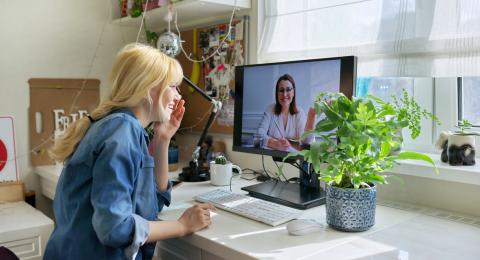 Person using computer