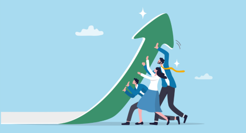 business people teamwork graphic