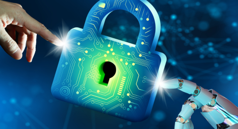  AI safety digital lock image