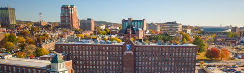 UNH Manchester aerial view