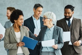 group of men and women leaders