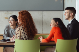 board members around a table