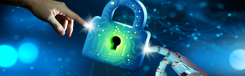  AI safety digital lock image